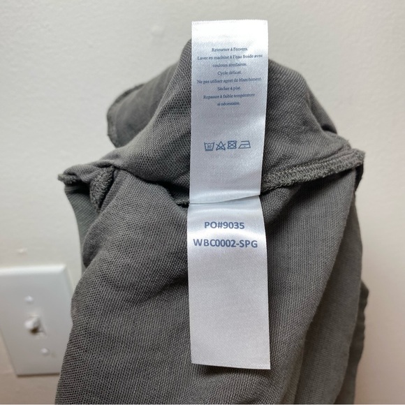 FAHERTY Arlie Linen/Tencel Blend Cuffed Day Shorts in Surplus Green Sz Medium - Picture 11 of 11